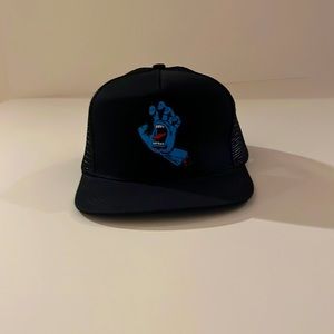 SANTA CRUZ High Profile Snapback Baseball Hat Screaming Hand Skate Hat